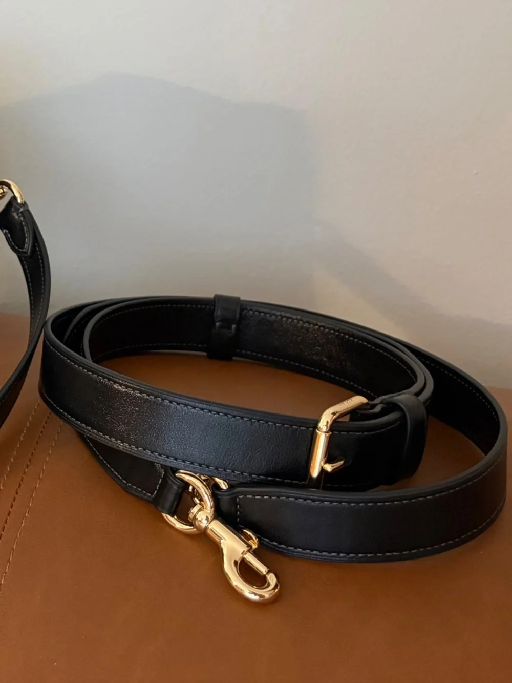 Coach Carey Crossbody Bag in Black with Gold Hardware